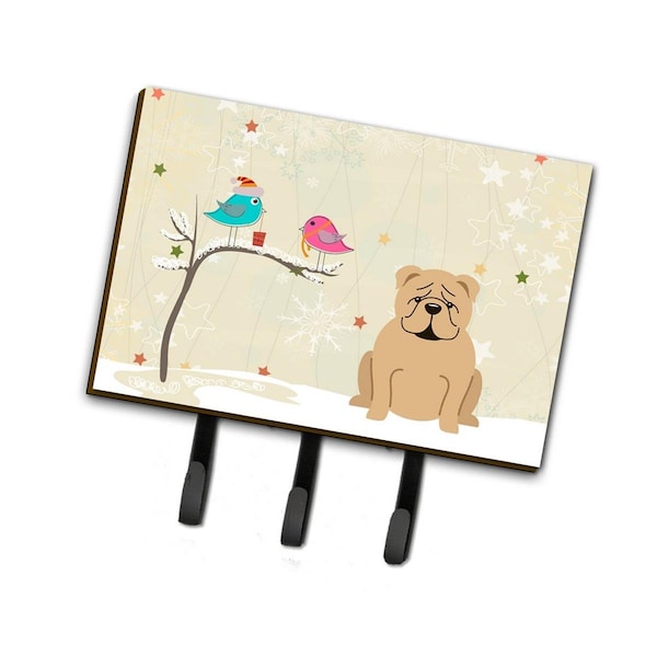 Jensendistributionservices Christmas Presents Between Friends English Bulldog Fawn Leash or Key Holder MI1714987 - main